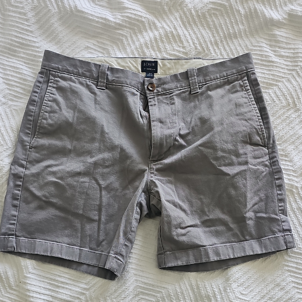 J. Crew Men's Tan Flat Front Shorts